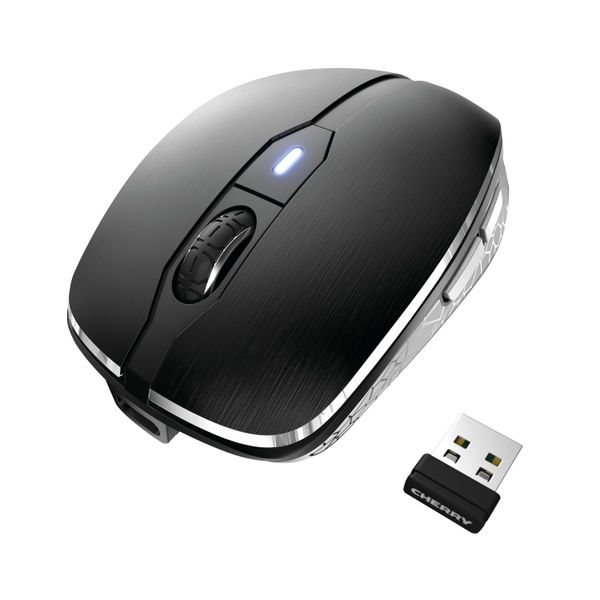 Cherry MW 8C Advanced USB Wireless Mouse 6 Buttons Scroll Wheel Black JW-8100