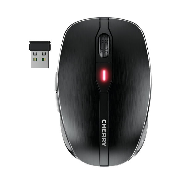 Cherry MW 8C Advanced USB Wireless Mouse 6 Buttons Scroll Wheel Black JW-8100