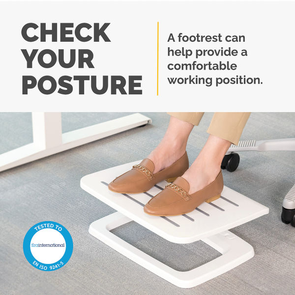 Fellowes Hana Footrest White 100016999