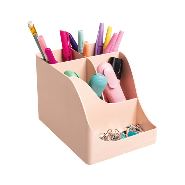 Exacompta Skandi Recycled Plastic PenWave Pen Pot Nude 69531D