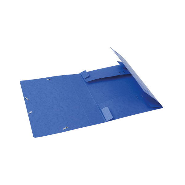 Exacompta Box File Pressboard 60mm 600g A4 Blue Pack of 10 16005H