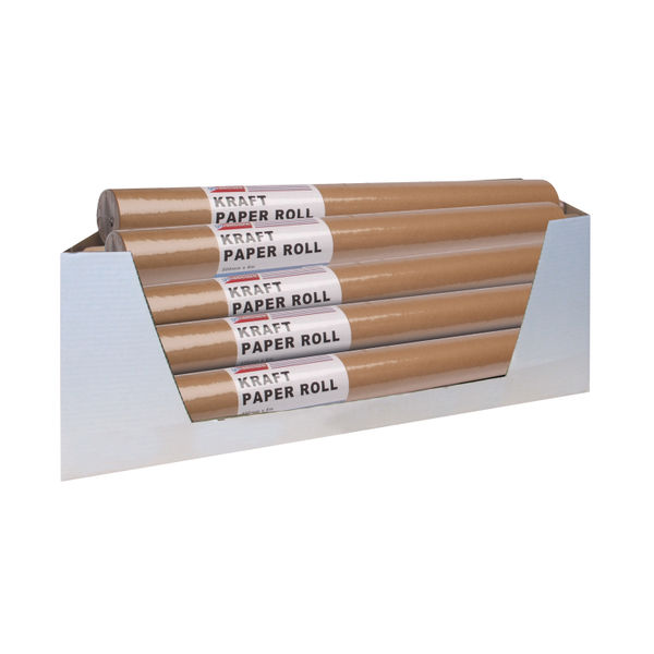 GoSecure Kraft Paper Roll 500mm x 6m (Pack of 25) PB02286