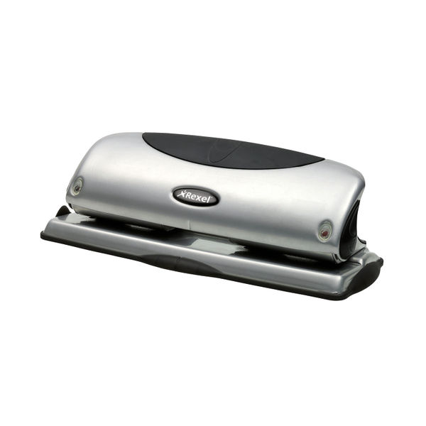 Rexel 4 Hole Punch Silver P425 2100753