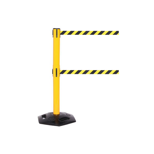 WeatherMaster 250 Twin Yellow Post Danger Red/White Pack of 2