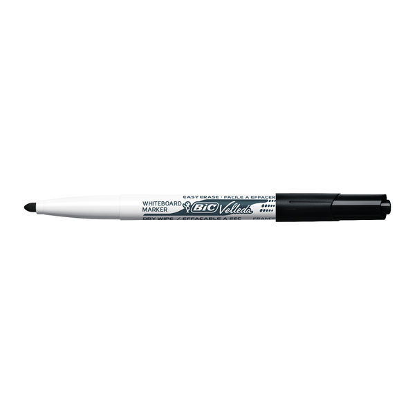 Bic Velleda 1741 Black Drywipe Marker (Pack of 12) 1199174109