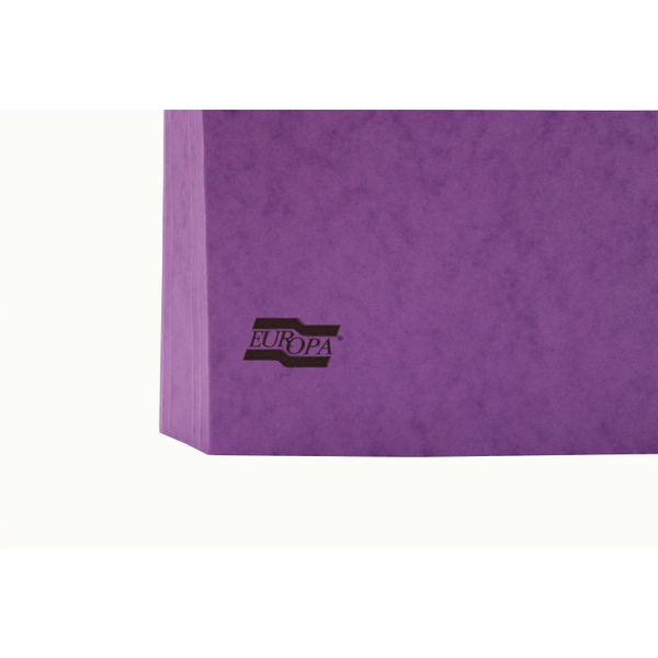 Exacompta Europa Spiral Files Foolscap Lilac (Pack of 25) 3004