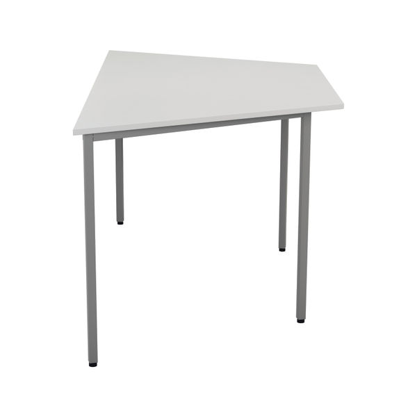 Jemini Trapezoidal Multipurpose Table 1600x800x730mm White KF79036