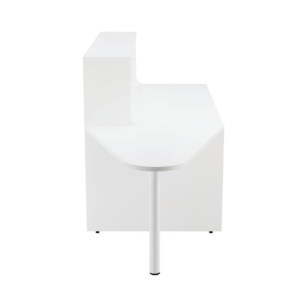 Jemini Reception Unit with Extension 1600x800x740mm White KF839540