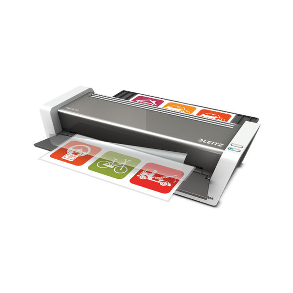 Leitz A3 iLAM Glossy White and Grey Touch 2 Laminator | 74745000
