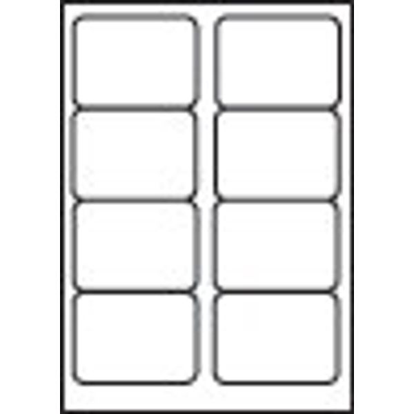 QConnect Multipurpose Labels 99.1x67.7mm 8 Per Sheet White (800 Pack