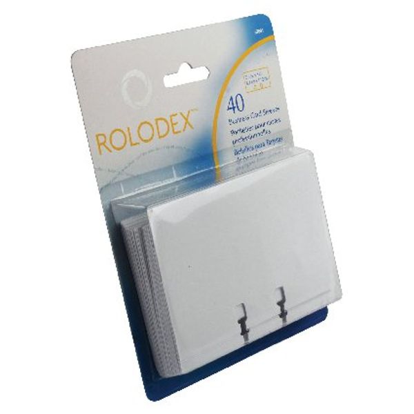 Rolodex Business Card Sleeves Clear (40 Pack) S0793540