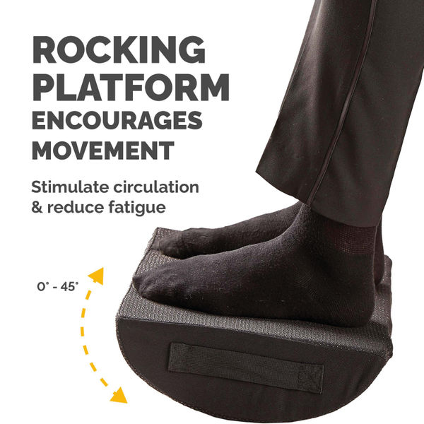 Fellowes Breyta Foot Rest Cushion Black 100119851
