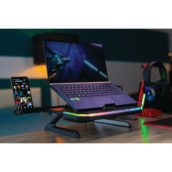 SureFire Portus X1 Gaming Laptop Stand with RGB Adjustable 48842