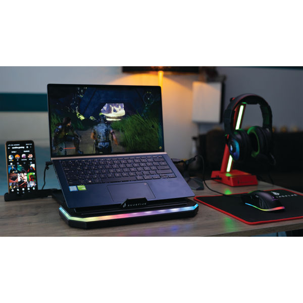 SureFire Portus X1 Gaming Laptop Stand with RGB Adjustable 48842