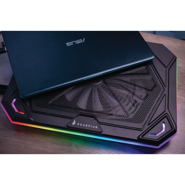 SureFire Bora X1 Gaming Laptop Cooling Pad with RGB 48844