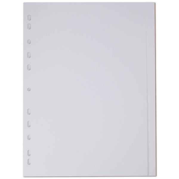 Elba 12-Part Divider 160gsm Multipunched A4 White 400007502