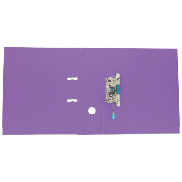 Elba 70mm Lever Arch File Plastic A4 Purple 100202167