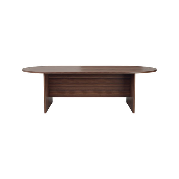 Jemini Meeting Table 2400x1200x730mm Dark Walnut KF840161