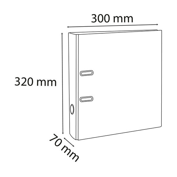 Exacompta Iderama 70mm Lever Arch File A4 Assorted (10 Pack) 53629E