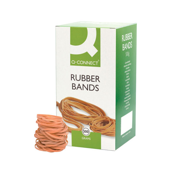 Q-Connect Size 32 Rubber Bands, 500g Box - KF10537