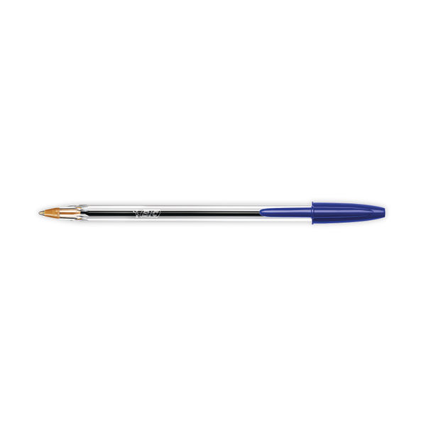 Bic Cristal Medium Ballpoint Pen Medium Blue (Pack of 40) 8308601