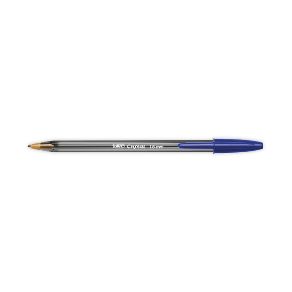 Bic Cristal Large Ballpoint Pen 1.6mm Blue (Pack of 50) 880656