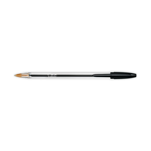 Bic Cristal Ballpoint Pen Medium Black (Pack of 100) 896040