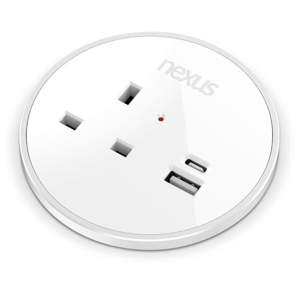 Nexus In Desk Power Module White KF882378