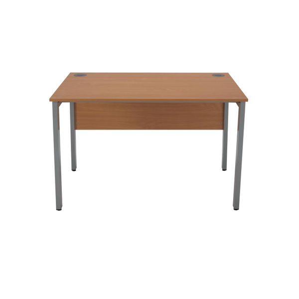 Serrion Rectangular Goal Post Desk 1200x800x730mm Ellmau Beech KF882387