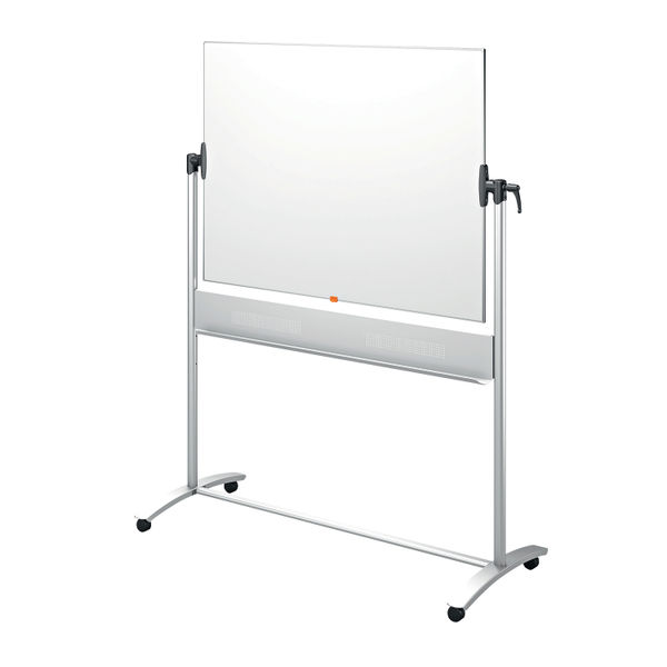 Nobo Steel Magnetic Mobile Whiteboard 1200x900mm 190129