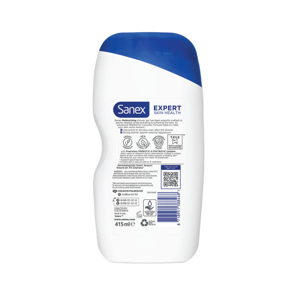 Sanex Shower Gel Dermo Moisturising 415ml (Pack of 6) C004543