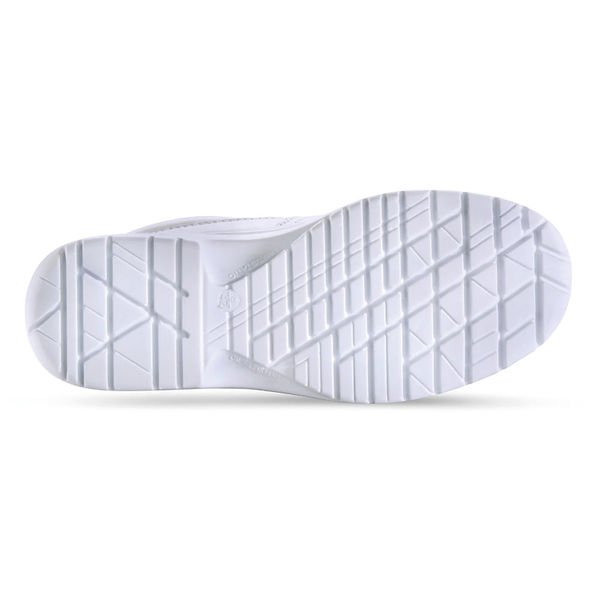 Beeswift Micro-Fibre Steel Toe S2 Slip-On Shoe 1Pr White 3 CF83203