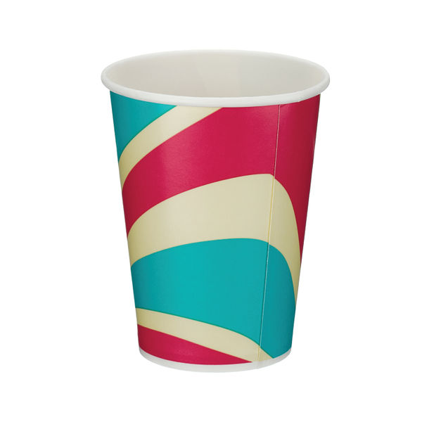 Single Wall Paper Cold Cup PE lined 12oz Assorted (Pack of 1000) D01103