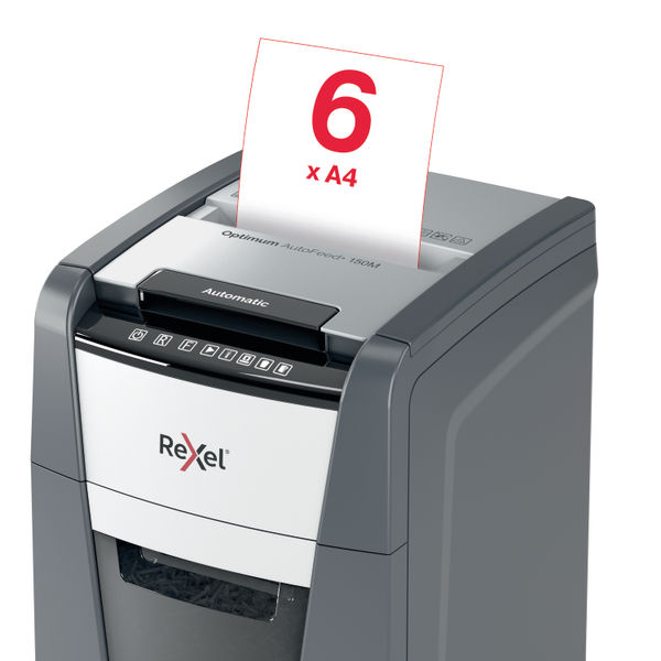 Rexel Optimum AutoFeed+ 150M Micro-Cut P-5 Shredder 2020150M