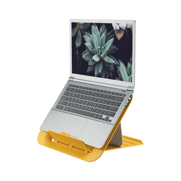 Leitz Ergo Cosy Adjustable Laptop Stand Warm Yellow 64260019