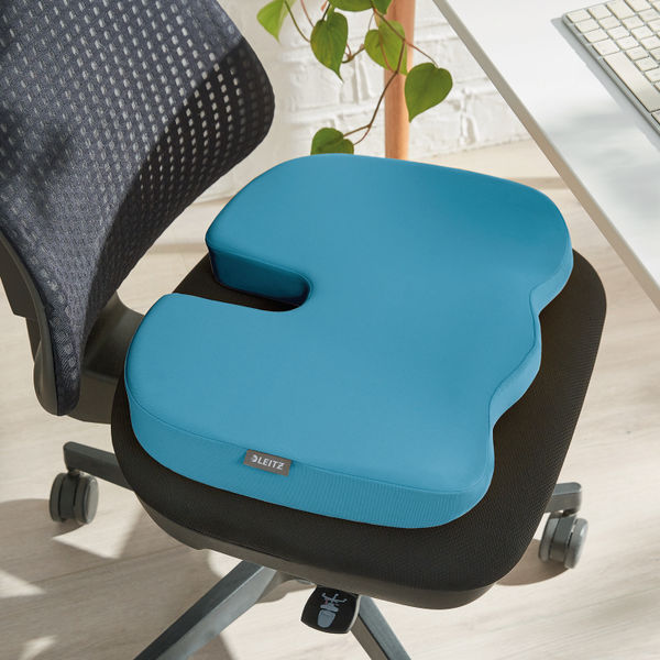 Leitz Ergo Cosy Seat Cushion 355x455x75mm Calm Blue 52840061