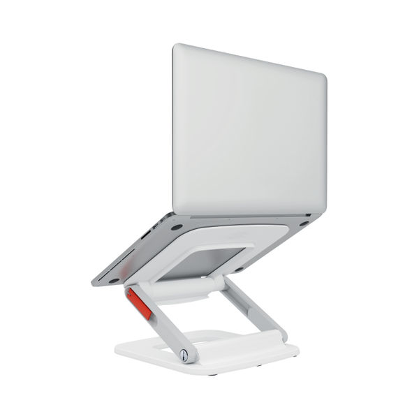 Leitz Ergo Adjustable Multi-Angle Laptop Stand White 258x45x253mm 64240001