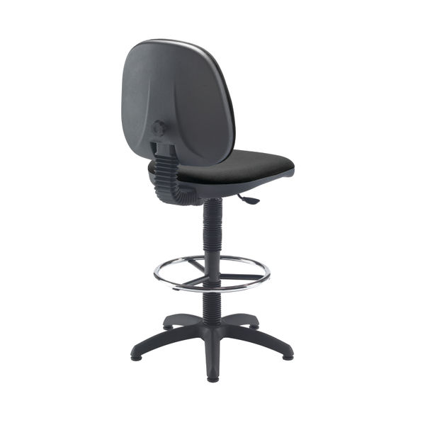 Jemini  Medium Back Draughtsman Chair 600x600x855-985mm Charcoal KF838253