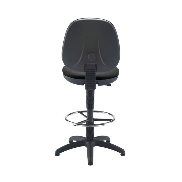 Jemini  Medium Back Draughtsman Chair 600x600x855-985mm Charcoal KF838253