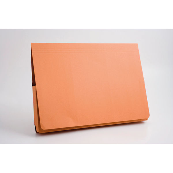 Exacompta Guildhall Brief Size Pocket Wallet 14x10in Orange (Pack of 50) PW3-ORG
