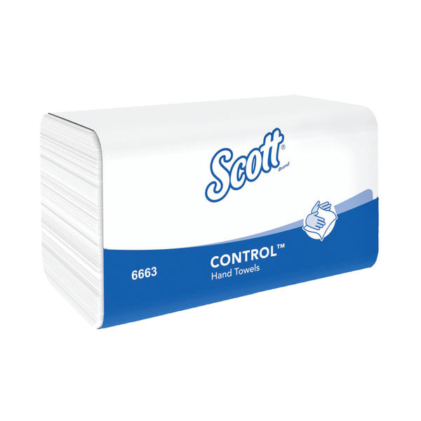 Scott 1-Ply Performance Hand Towels 212 Sheets, Pack of 15 | 6663