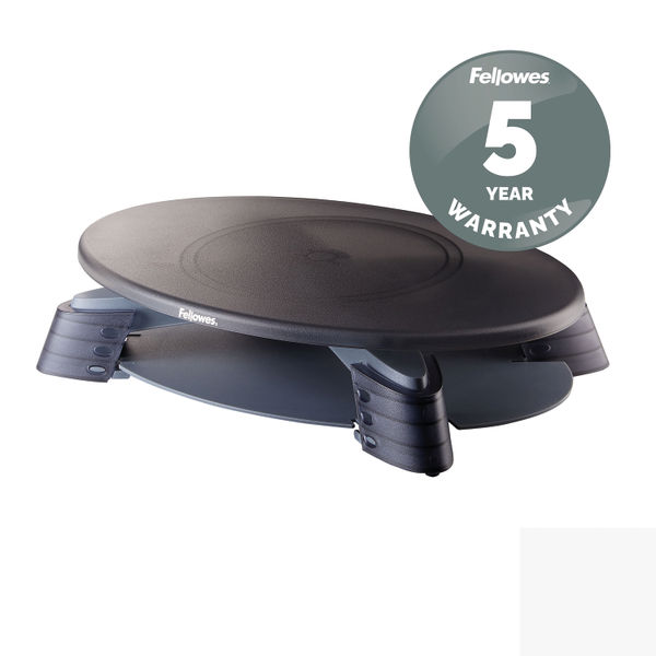 Fellowes Rotating Monitor Riser Platform 14kg Capacity Graphite 9145003