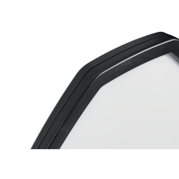 Bi-Office Black Octagonal Floor Sign Magnetic Drywipe Surface SIG08070101