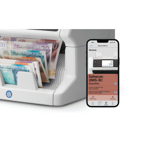 Safescan 2865-SC Banknote Value Counter - Mixed Currency 112-0766