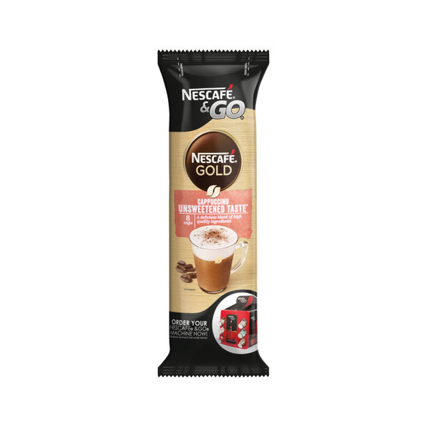 Nescafe and Go Unsweetened Cappuccino Coffee (Pack of 8) 12495383