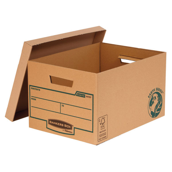 Fellowes Earth Series Storage Box Large (Pack of 10) 4470701