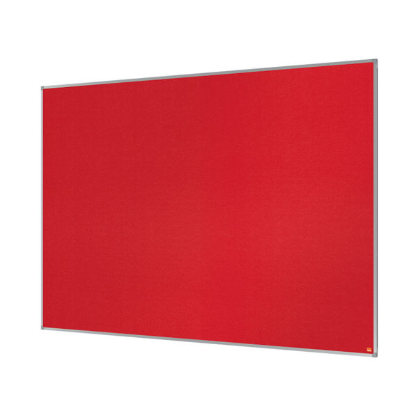 Nobo Essence Felt Notice Board 1800x1200mm Red 1904068