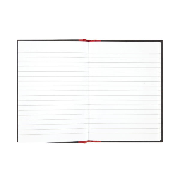 Black n' Red Casebound Hardback Notebook 192 Pages A6 (Pack of 5) 100080429