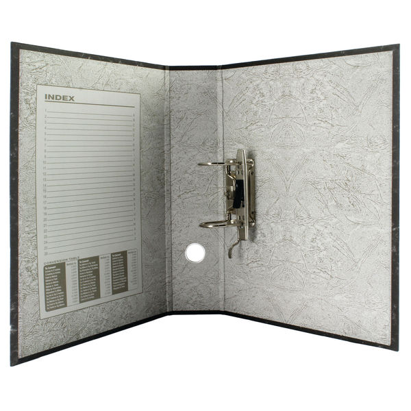 Black Lever Arch Foolscap Files (Pack of 10) WX10100