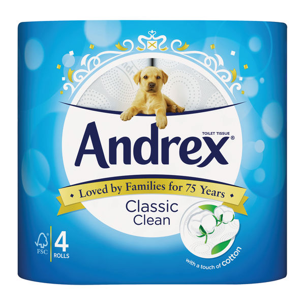 Andrex® Classic Clean Toilet Roll (24 Pack) 4480115